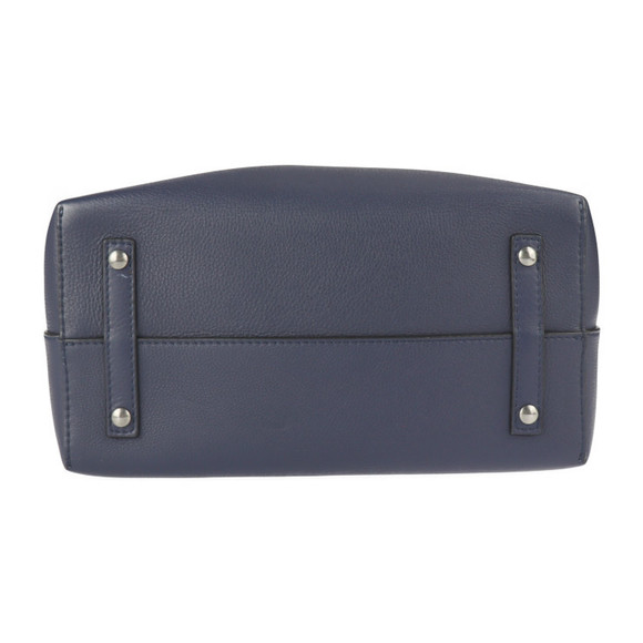 Burberry Medium Belt Bag Handbag Leather Navy Ivory - Picture 3 of 8